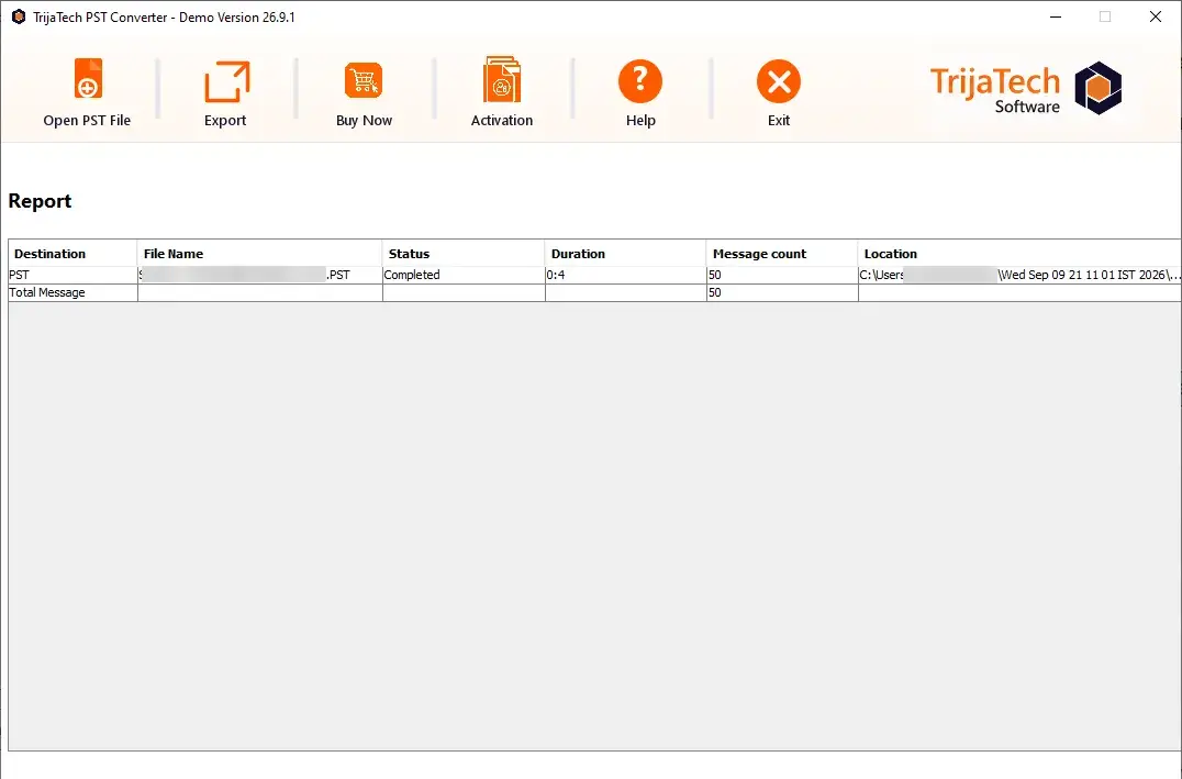 Review the Final Migration Report